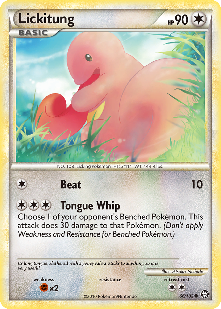 Lickitung (66/102) [HeartGold & SoulSilver: Triumphant] | Card Merchant Takapuna