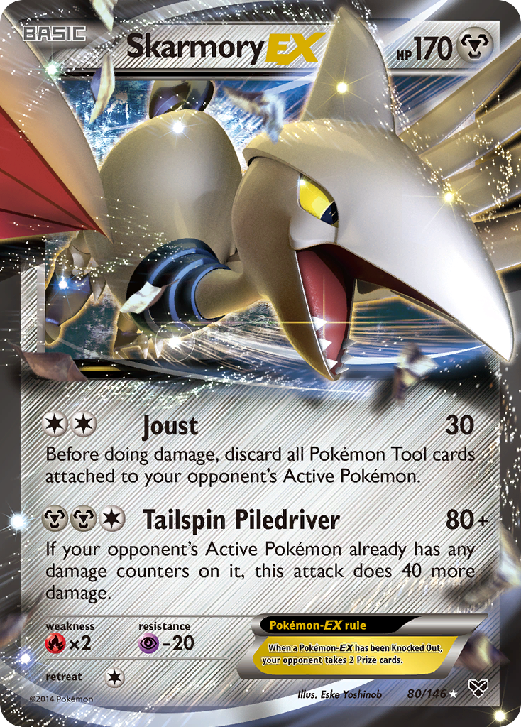 Skarmory EX (80/146) [XY: Base Set] | Card Merchant Takapuna