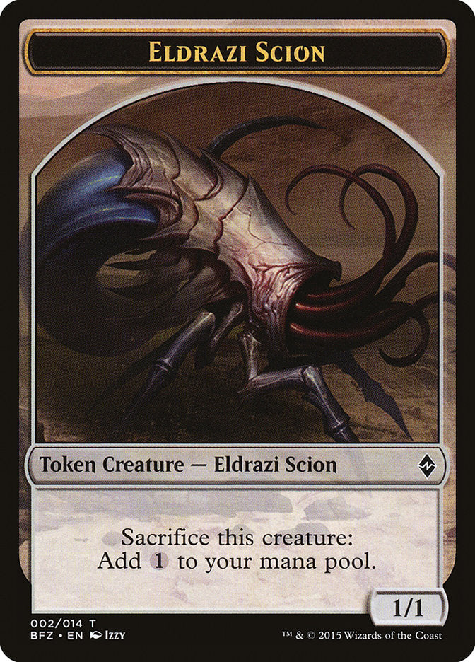 Eldrazi Scion Token (002/014) [Battle for Zendikar Tokens] | Card Merchant Takapuna