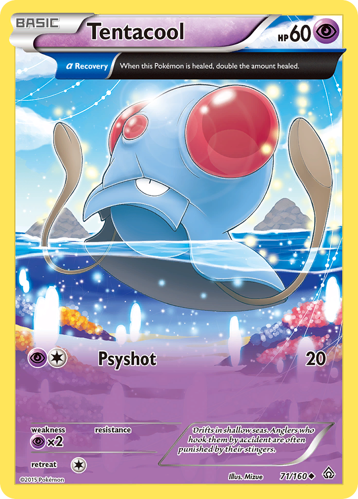 Tentacool (71/160) [XY: Primal Clash] | Card Merchant Takapuna