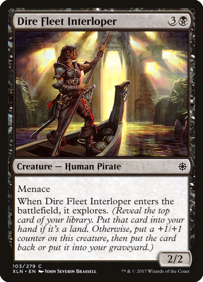 Dire Fleet Interloper [Ixalan] | Card Merchant Takapuna