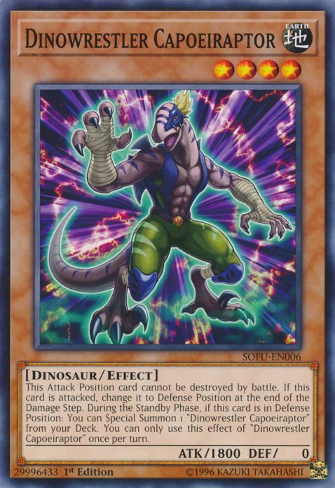 Dinowrestler Capoeiraptor [SOFU-EN006] Common | Card Merchant Takapuna