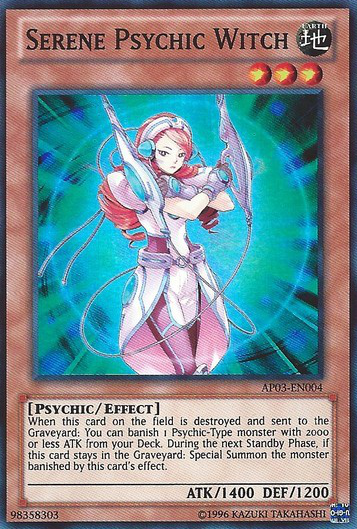 Serene Psychic Witch [AP03-EN004] Super Rare | Card Merchant Takapuna