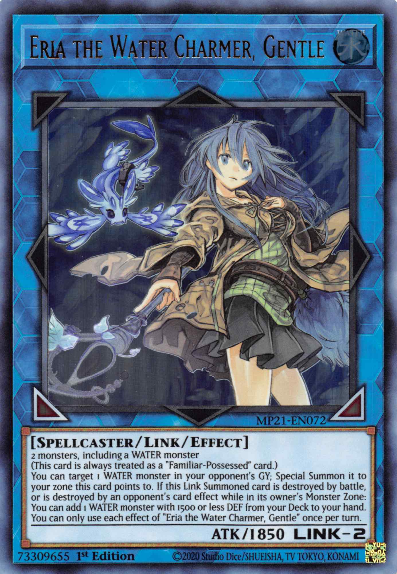 Eria the Water Charmer, Gentle [MP21-EN072] Ultra Rare | Card Merchant Takapuna