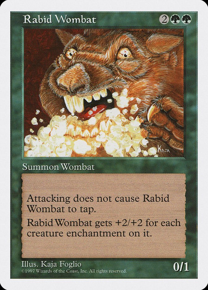 Rabid Wombat [Fifth Edition] | Card Merchant Takapuna