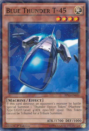 Blue Thunder T-45 [BP03-EN039] Shatterfoil Rare | Card Merchant Takapuna