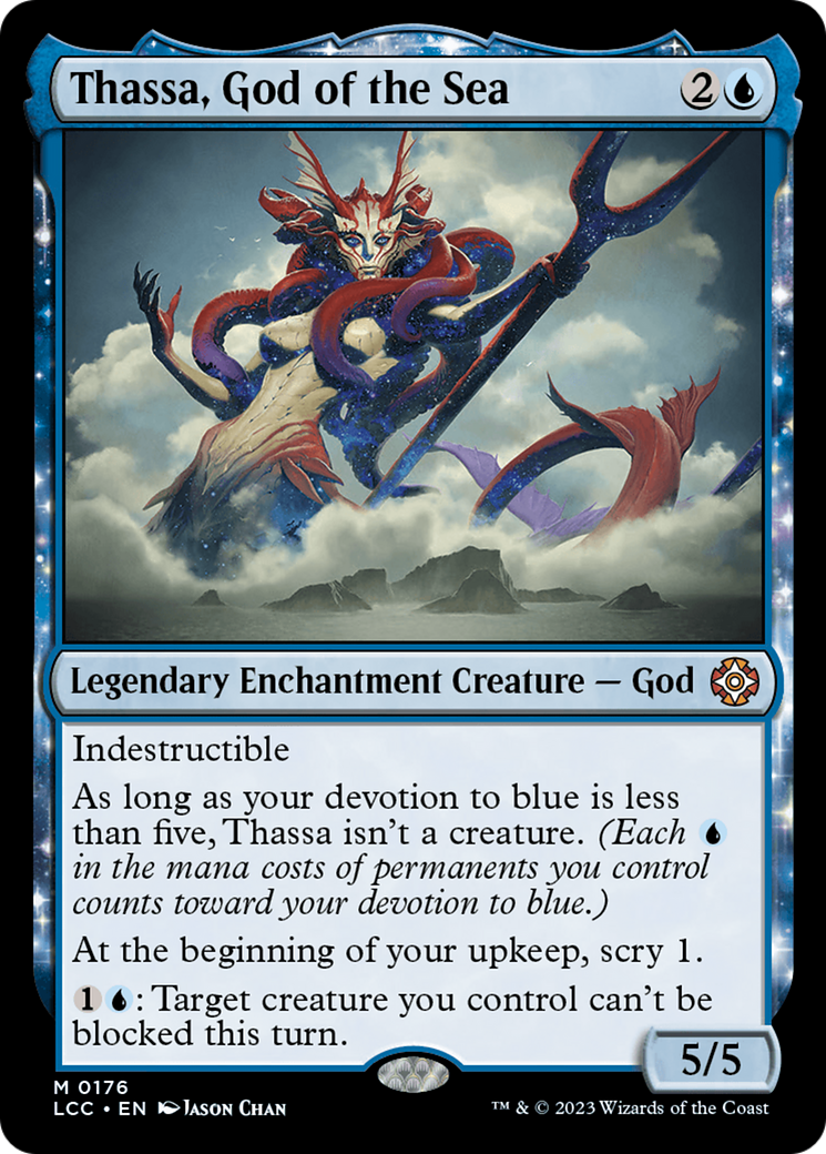 Thassa, God of the Sea [The Lost Caverns of Ixalan Commander] | Card Merchant Takapuna