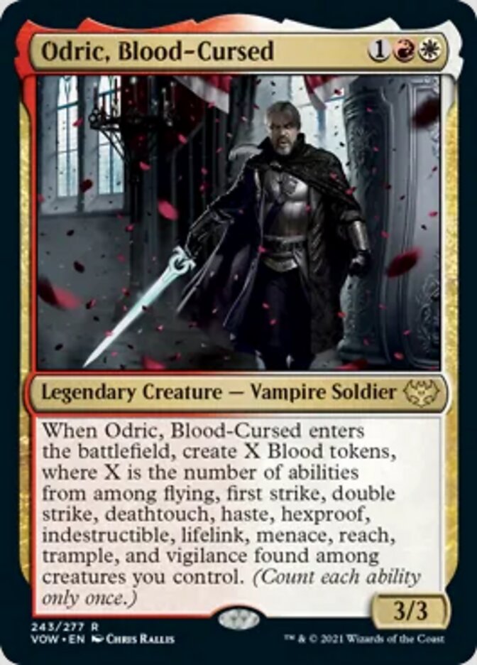 Odric, Blood-Cursed [Innistrad: Crimson Vow] | Card Merchant Takapuna