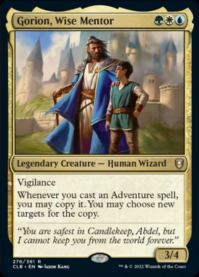 Gorion, Wise Mentor [Commander Legends: Battle for Baldur's Gate] | Card Merchant Takapuna