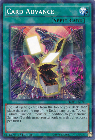 Card Advance [BP03-EN185] Shatterfoil Rare | Card Merchant Takapuna