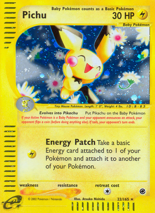 Pichu (22/165) [Expedition: Base Set] | Card Merchant Takapuna