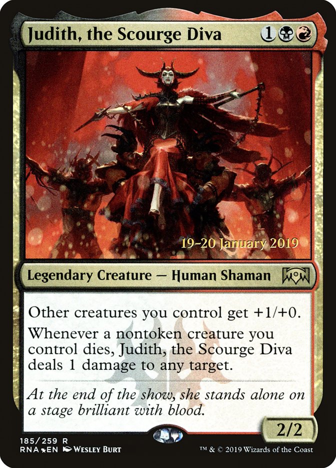 Judith, the Scourge Diva [Ravnica Allegiance Prerelease Promos] | Card Merchant Takapuna