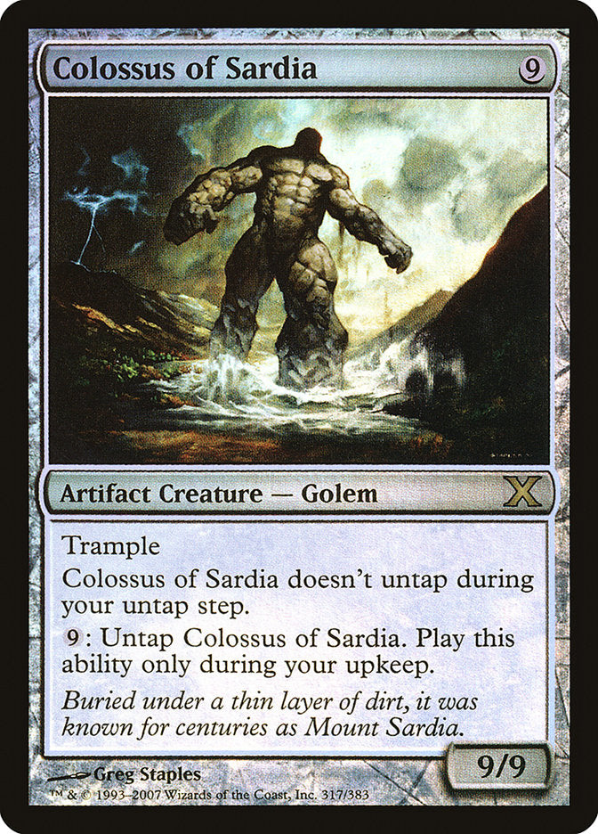 Colossus of Sardia (Premium Foil) [Tenth Edition] | Card Merchant Takapuna