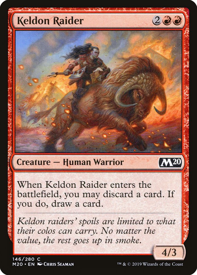 Keldon Raider [Core Set 2020] | Card Merchant Takapuna