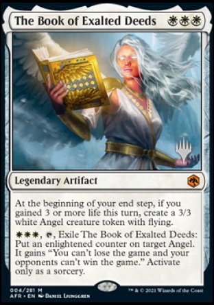 The Book of Exalted Deeds (Promo Pack) [Dungeons & Dragons: Adventures in the Forgotten Realms Promos] | Card Merchant Takapuna