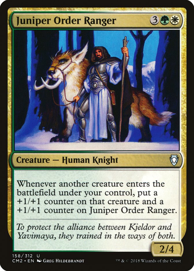 Juniper Order Ranger [Commander Anthology Volume II] | Card Merchant Takapuna