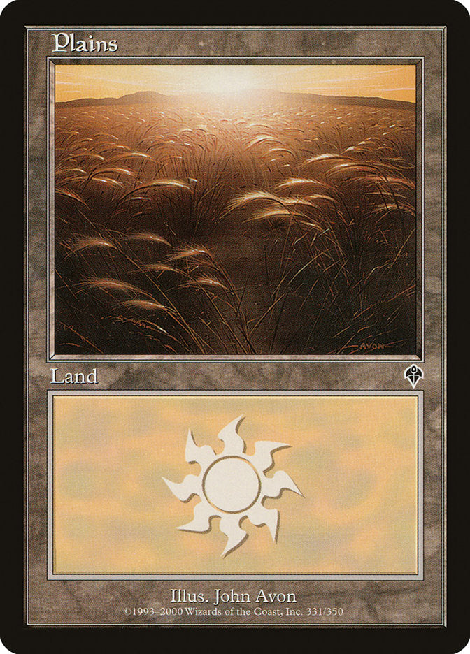 Plains (331) [Invasion] | Card Merchant Takapuna