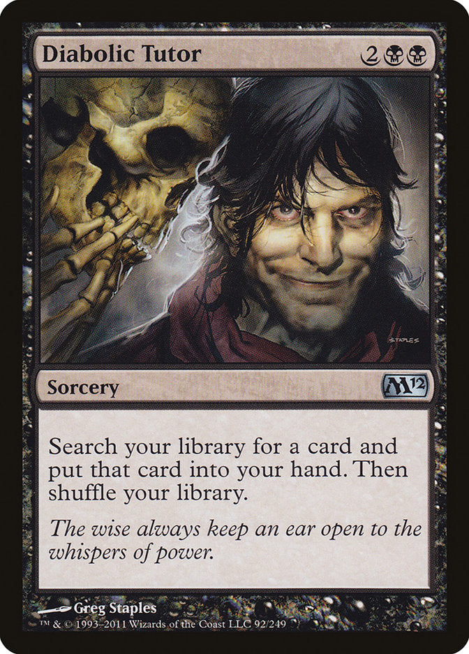 Diabolic Tutor [Magic 2012] | Card Merchant Takapuna