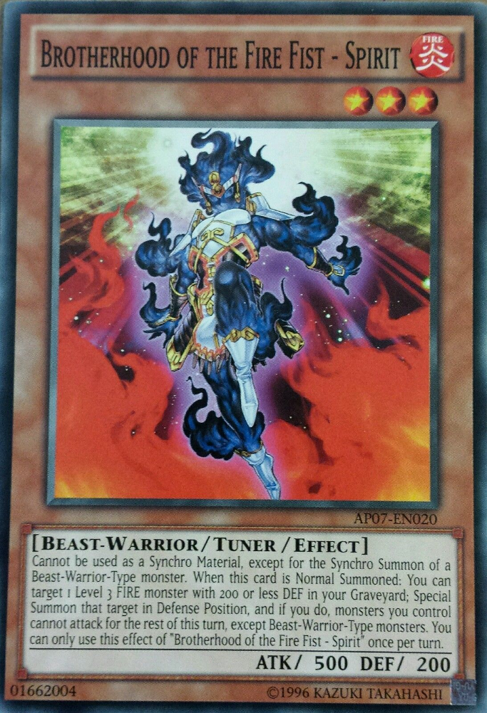 Brotherhood of the Fire Fist - Spirit [AP07-EN020] Common | Card Merchant Takapuna