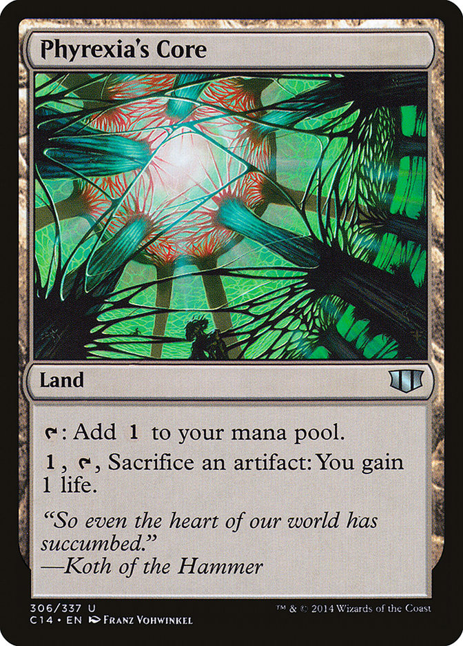 Phyrexia's Core [Commander 2014] | Card Merchant Takapuna