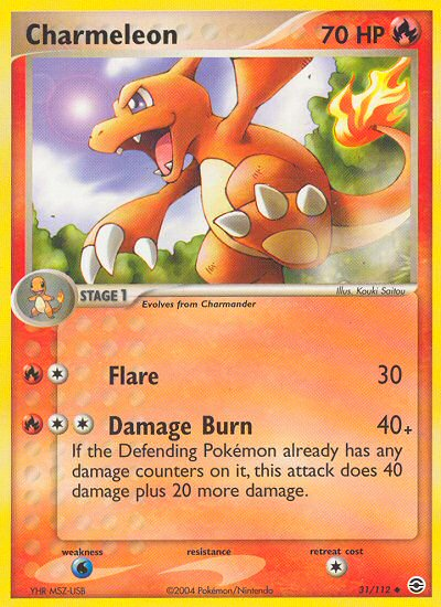 Charmeleon (31/112) [EX: FireRed & LeafGreen] | Card Merchant Takapuna