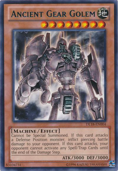 Ancient Gear Golem (Green) [DL18-EN004] Rare | Card Merchant Takapuna