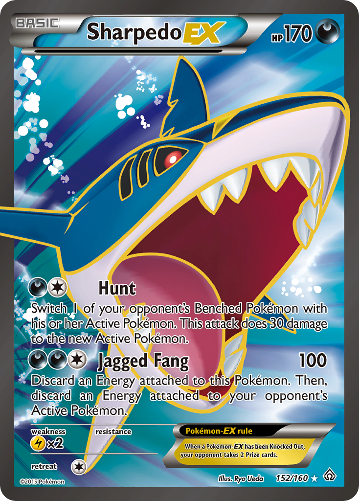 Sharpedo EX (152/160) [XY: Primal Clash] | Card Merchant Takapuna