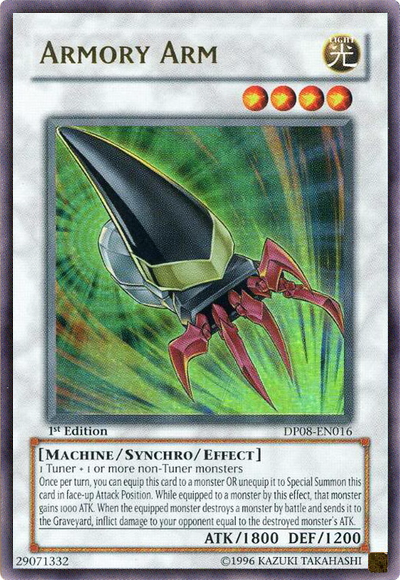 Armory Arm [DP08-EN016] Ultra Rare | Card Merchant Takapuna