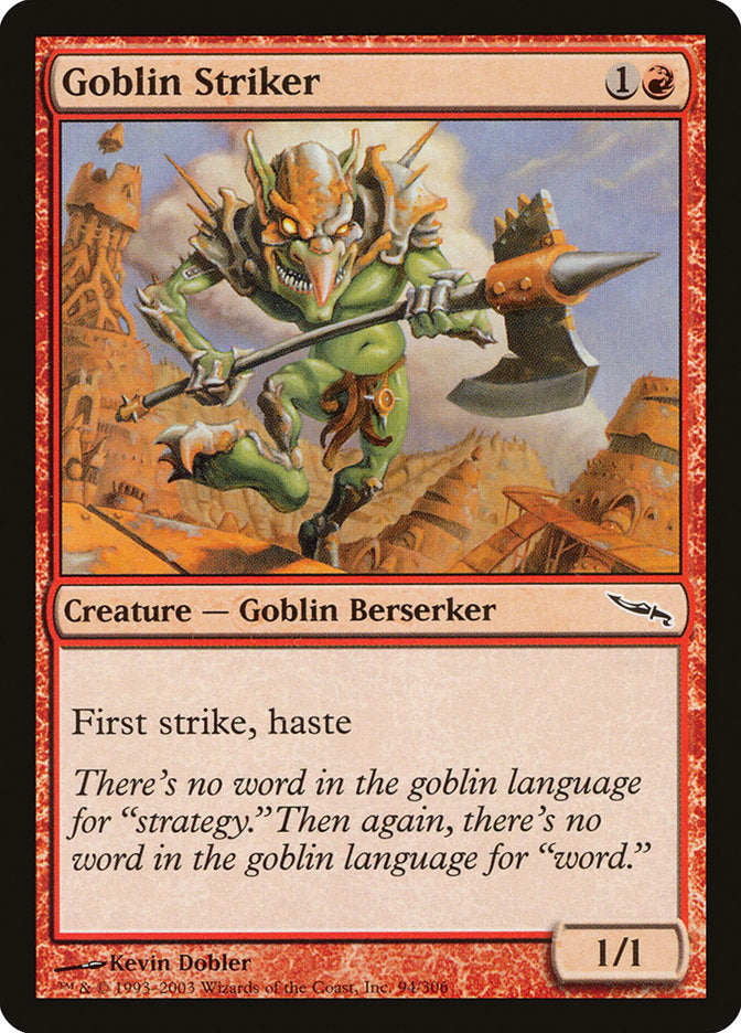 Goblin Striker [Mirrodin] | Card Merchant Takapuna