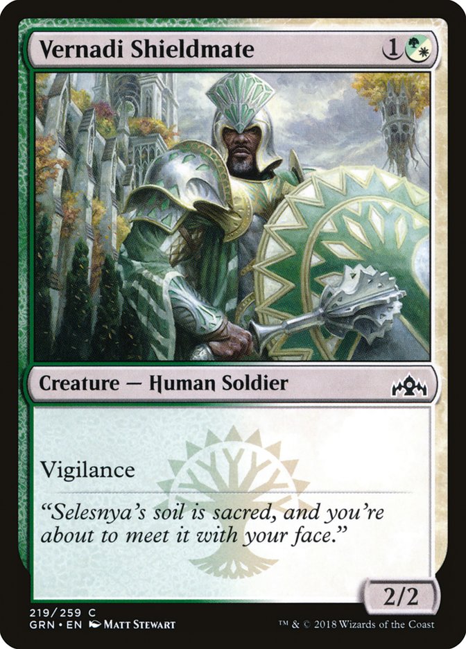 Vernadi Shieldmate [Guilds of Ravnica] | Card Merchant Takapuna