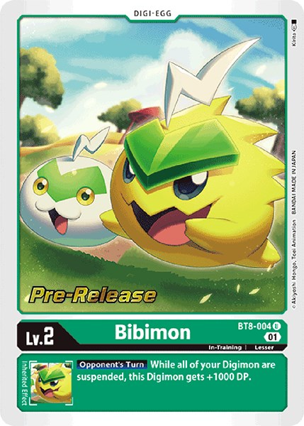 Bibimon [BT8-004] [New Awakening Pre-Release Cards] | Card Merchant Takapuna