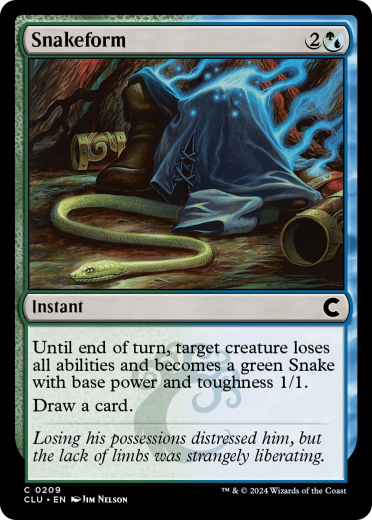 Snakeform [Ravnica: Clue Edition] | Card Merchant Takapuna