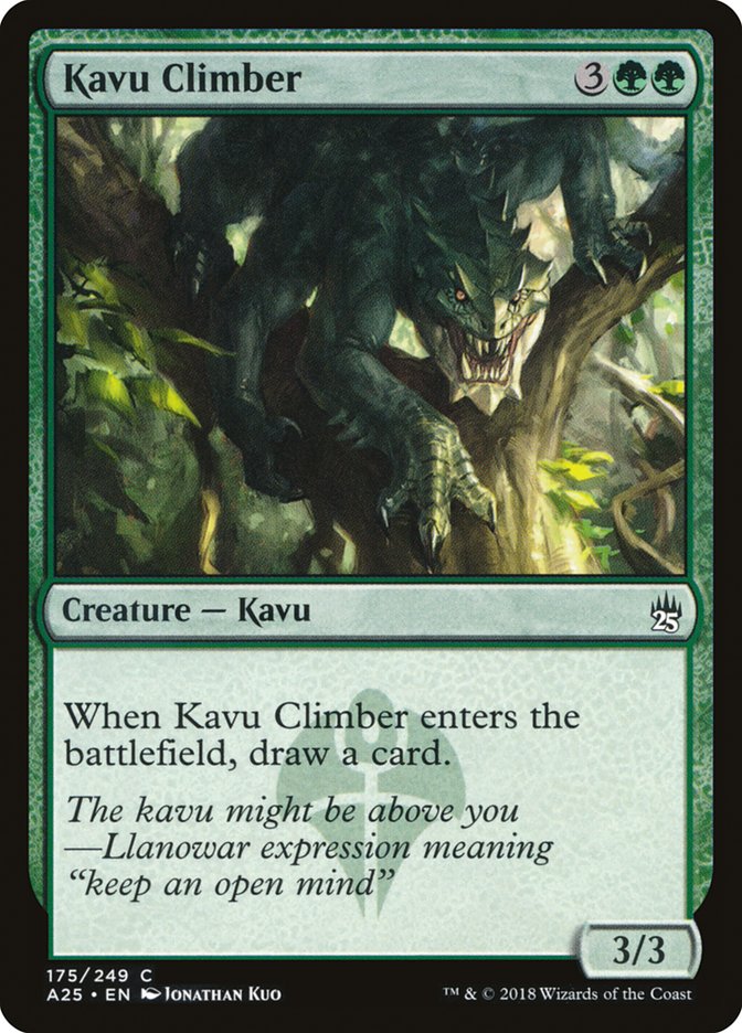 Kavu Climber [Masters 25] | Card Merchant Takapuna