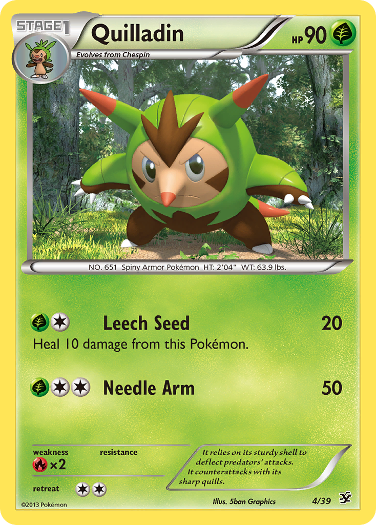 Quilladin (4/39) [XY: Kalos Starter Set] | Card Merchant Takapuna