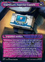 Soundwave, Sonic Spy // Soundwave, Superior Captain (Shattered Glass) [Transformers] | Card Merchant Takapuna