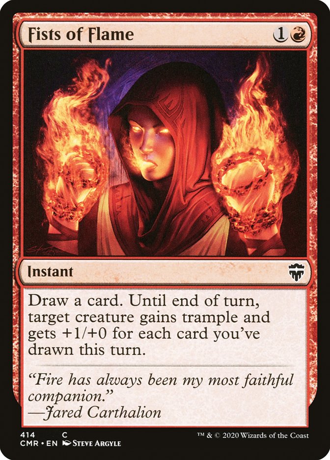 Fists of Flame [Commander Legends] | Card Merchant Takapuna