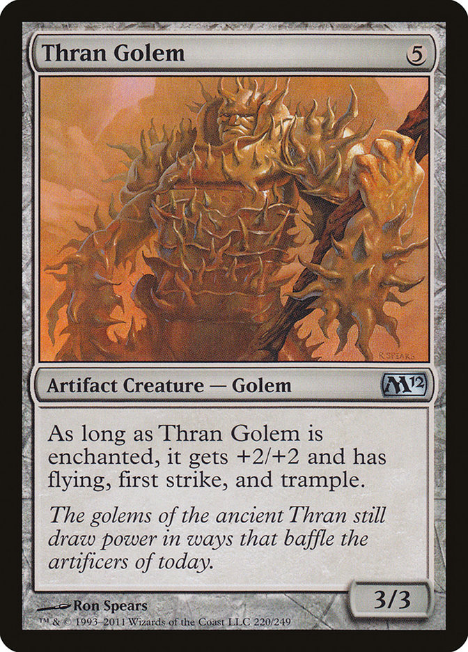 Thran Golem [Magic 2012] | Card Merchant Takapuna