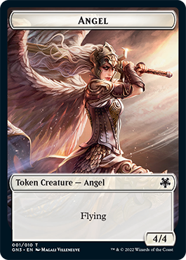 Zombie // Angel Double-Sided Token [Game Night: Free-for-All Tokens] | Card Merchant Takapuna