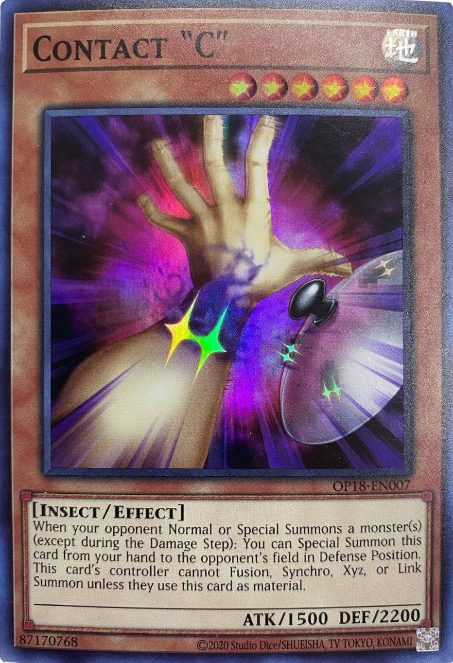 Contact C [OP18-EN007] Super Rare | Card Merchant Takapuna