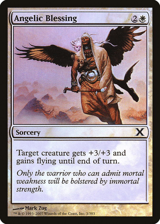 Angelic Blessing (Premium Foil) [Tenth Edition] | Card Merchant Takapuna