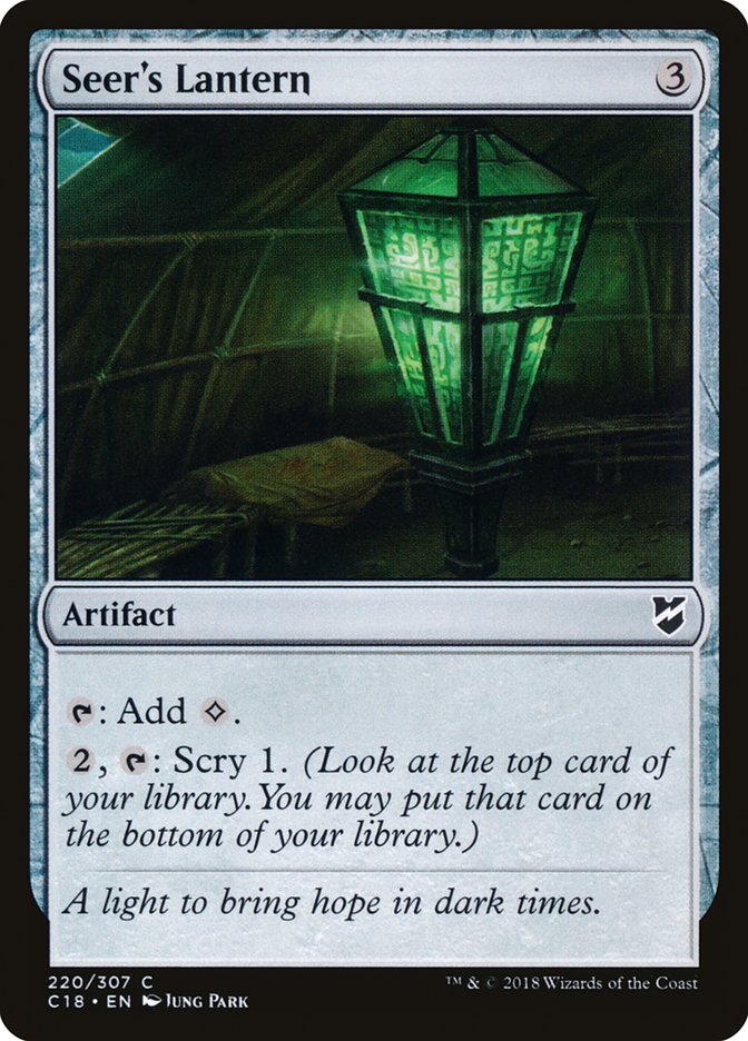 Seer's Lantern [Commander 2018] | Card Merchant Takapuna