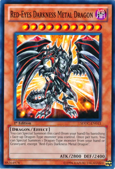 Red-Eyes Darkness Metal Dragon [SDDC-EN013] Common | Card Merchant Takapuna