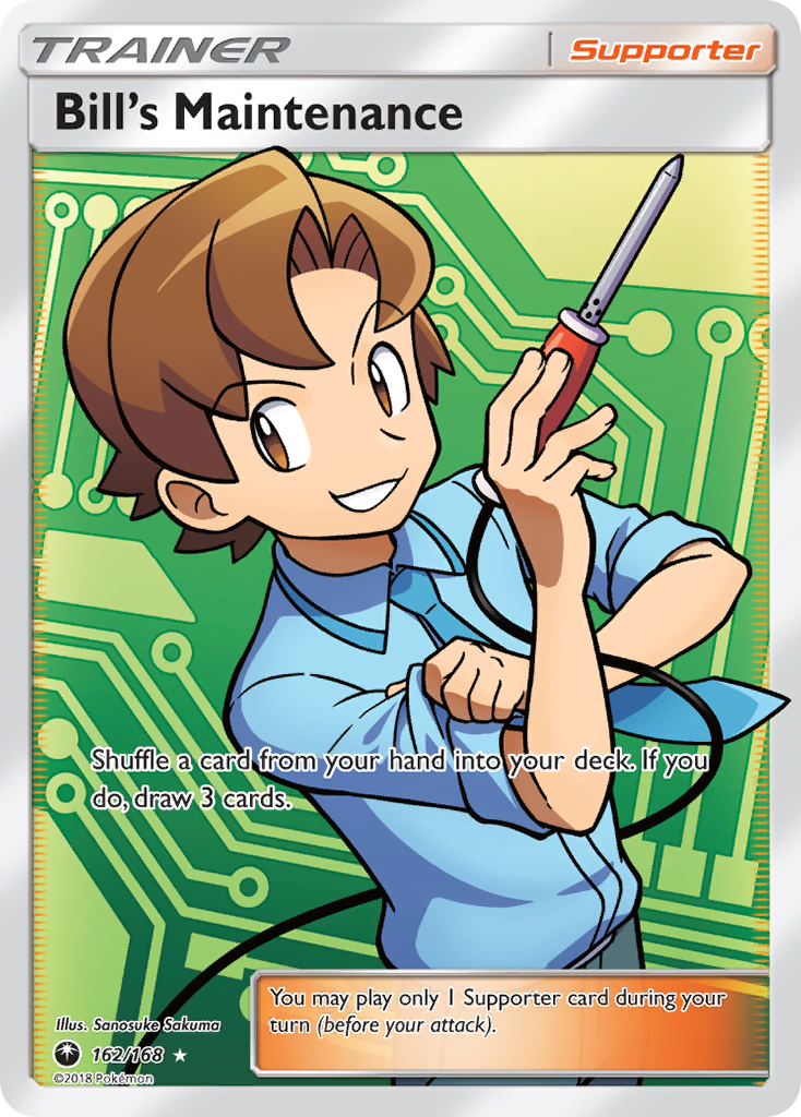 Bill's Maintenance (162/168) [Sun & Moon: Celestial Storm] | Card Merchant Takapuna