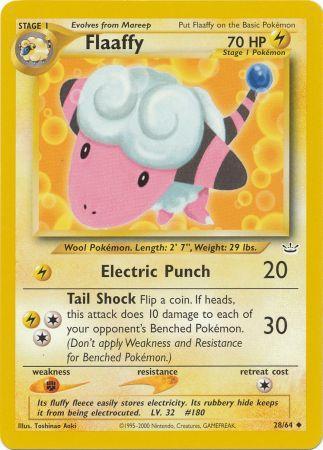 Flaaffy (28/64) [Neo Revelation Unlimited] | Card Merchant Takapuna