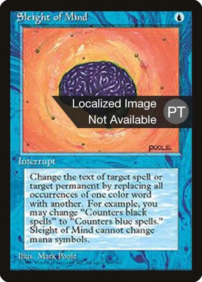 Sleight of Mind [Fourth Edition (Foreign Black Border)] | Card Merchant Takapuna