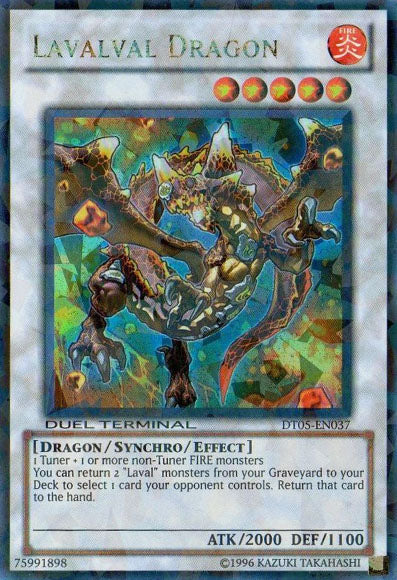 Lavalval Dragon [DT05-EN037] Ultra Rare | Card Merchant Takapuna