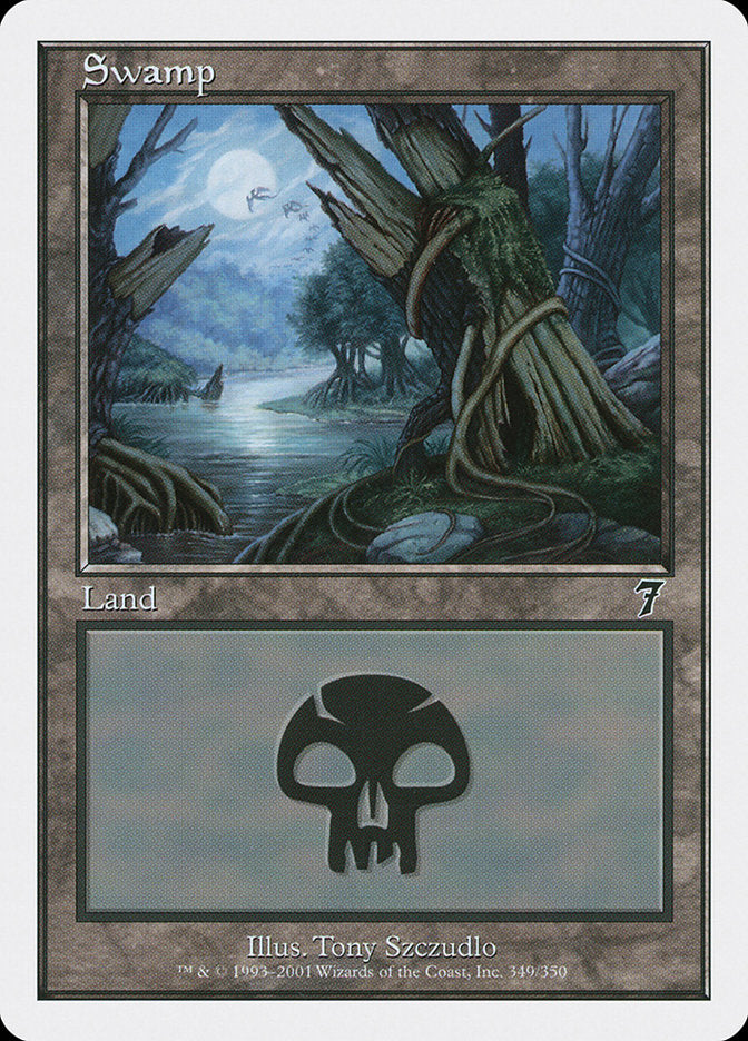 Swamp (349) [Seventh Edition] | Card Merchant Takapuna