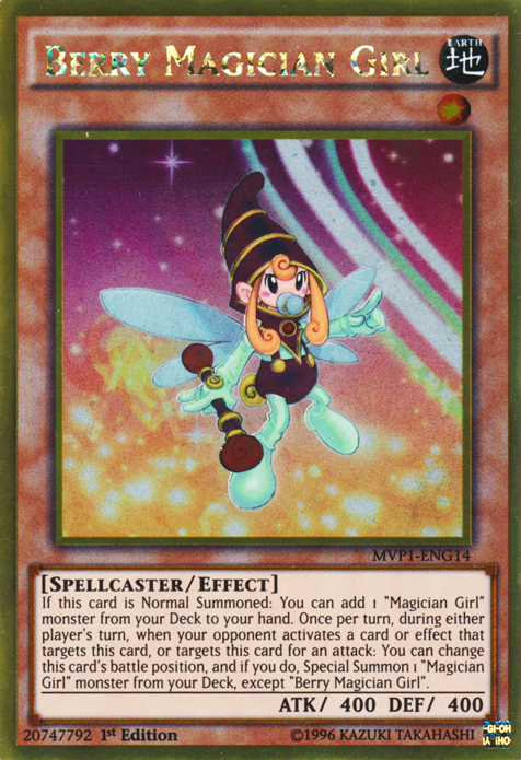 Berry Magician Girl [MVP1-ENG14] Gold Rare | Card Merchant Takapuna