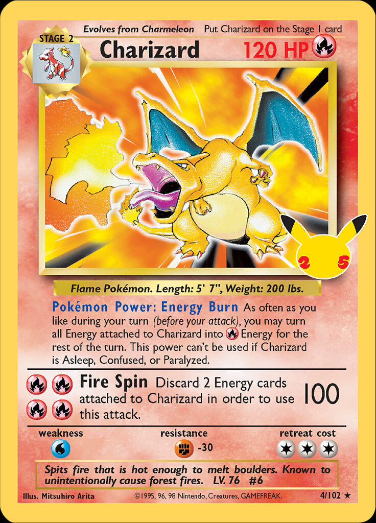 Charizard (4/102) [Celebrations: 25th Anniversary - Classic Collection] | Card Merchant Takapuna