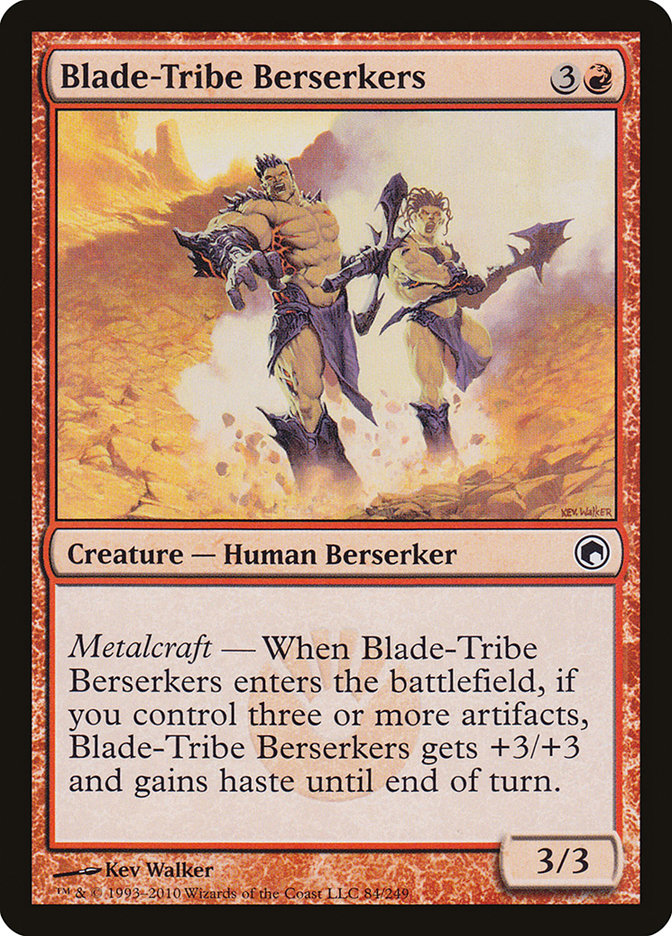 Blade-Tribe Berserkers [Scars of Mirrodin] | Card Merchant Takapuna